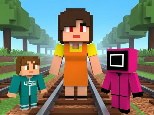 Squid Game: Craft Runner online Arcade game