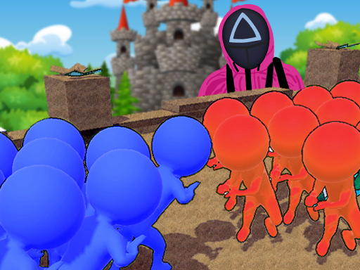 Squid Game Crowd Pusher online game
