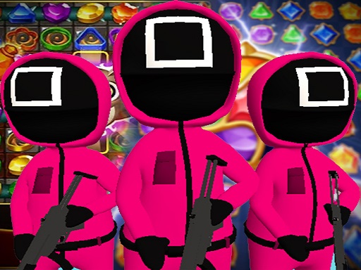 Squid Game Gold match-3 online game