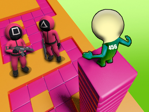 Squid Game Stacky Maze online game