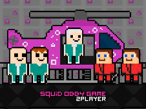 Squid Obby Game 2Player online Arcade game