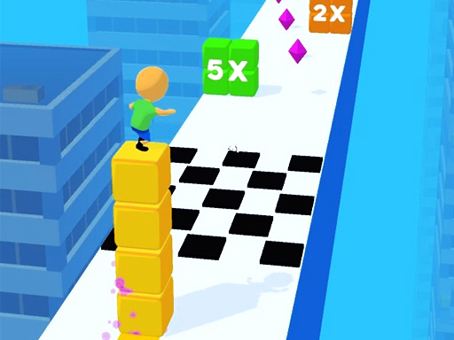 Stack Cube Surfer 3d online game