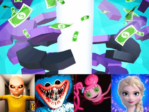 Stack Huggy Wuggy Ball online game
