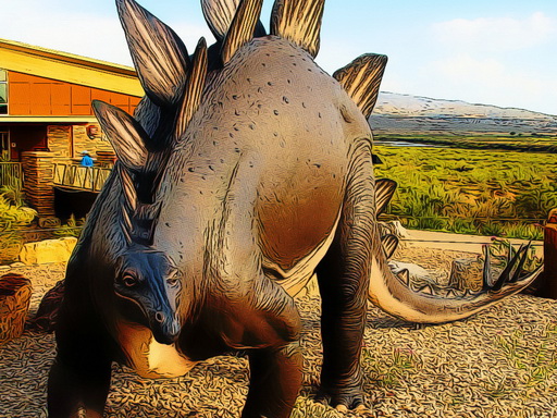 Stegosaurus Dinosaur Jigsaw online game