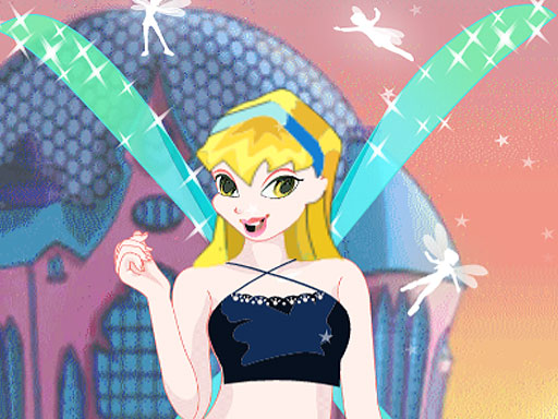 Stella Fairy Girl Dress up online Girls game