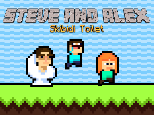 Steve and Alex Skibidi Toilet online game
