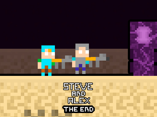 Steve and Alex TheEnd online game