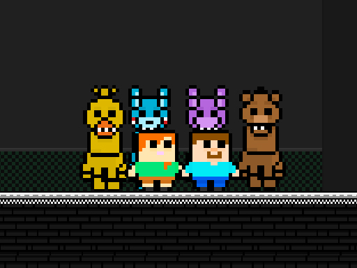 Steve and Alex vs Fnaf online Adventure game