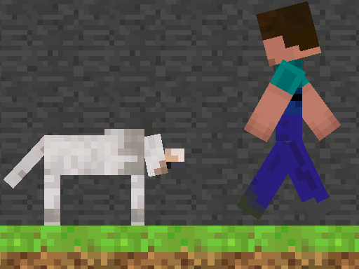 Steve and Wolf online Adventure game