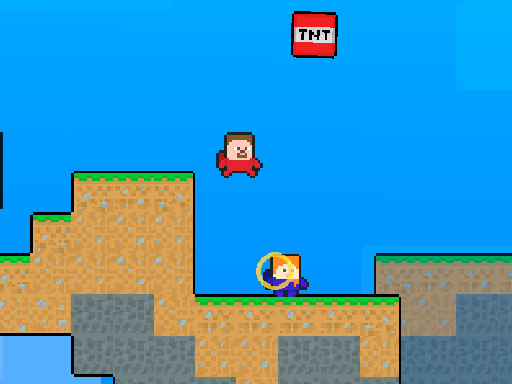 Steve vs Alex Rocketman online game