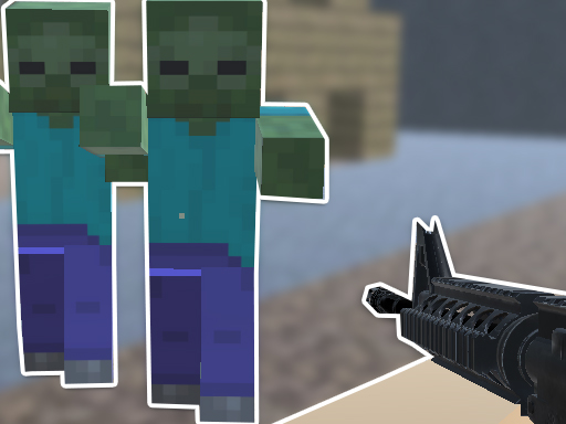 Steve Zombie Shooter online game