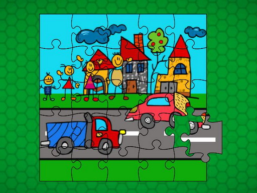 Stick Family Fun Time Jigsaw online game