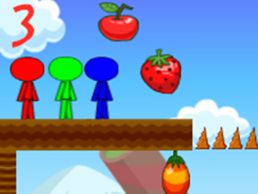 Stickman Bros In Fruit Island 3 online game
