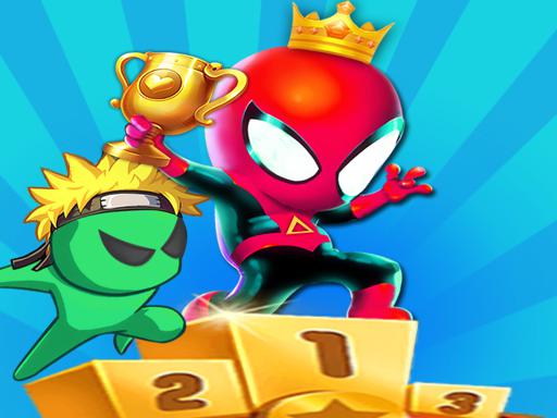 Stickman Fall Guys: Running Race online game