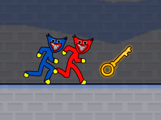 Stickman Huggy Party Duo online Adventure game