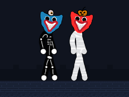 Stickman Huggy Spooky Holiday online game