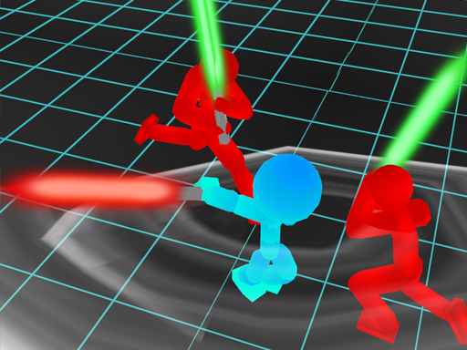 Stickman Neon Warriors: Sword Fighting online Stickman game