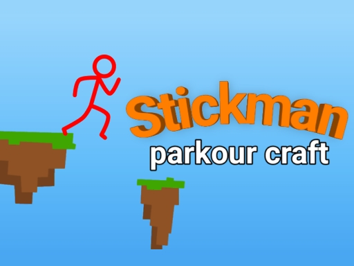 Stickman parkour craft online game