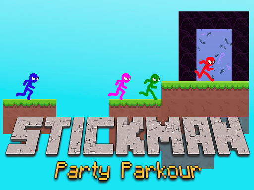 Stickman Party Parkour online game