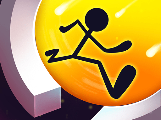 Stickman run around online game