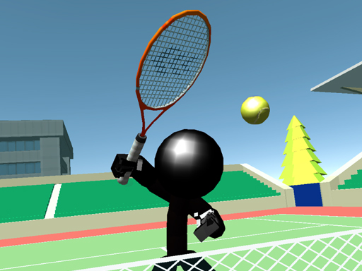 Stickman Tennis 3D online Stickman game