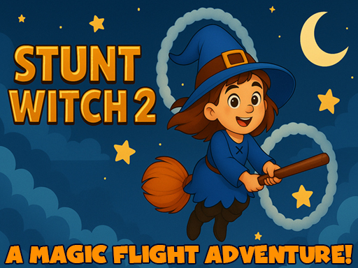 Stunt Witch 2 online Girls game