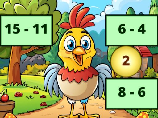 Subtraction: Bird Image Uncover online game