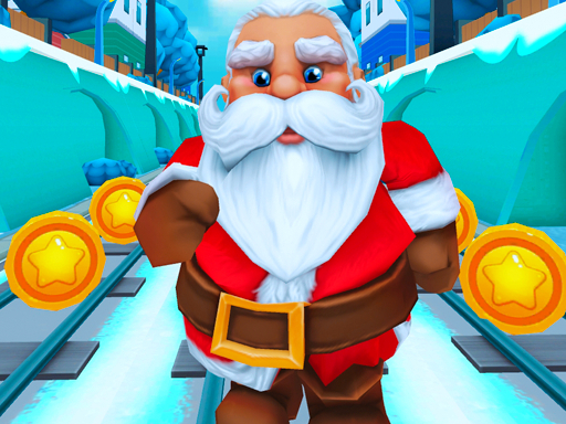Subway Santa Runner Christmas online Adventure game