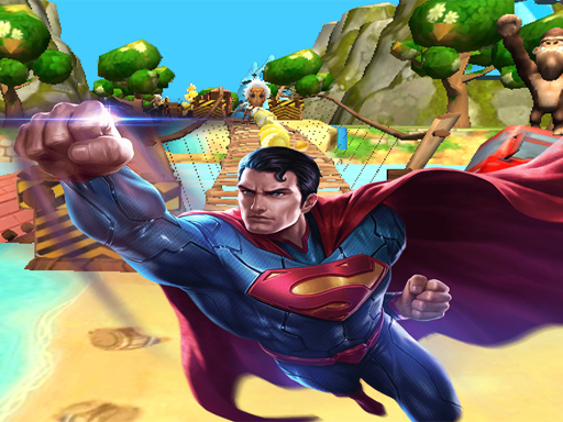 Subway Superman Run online Girls game
