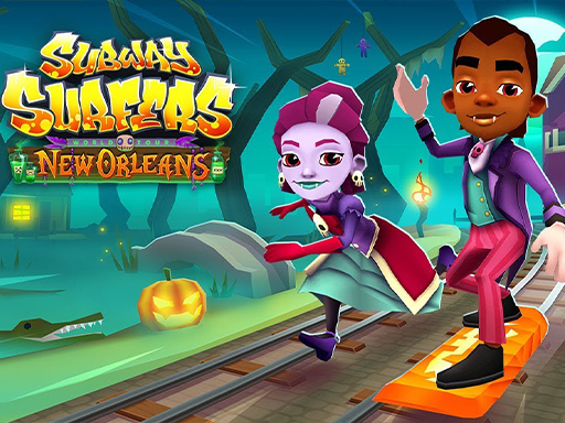Subway Surfers Halloween Puzzle online game