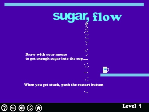 Sugar flow online Puzzle game