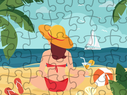 Summer Beach Jigsaw online game