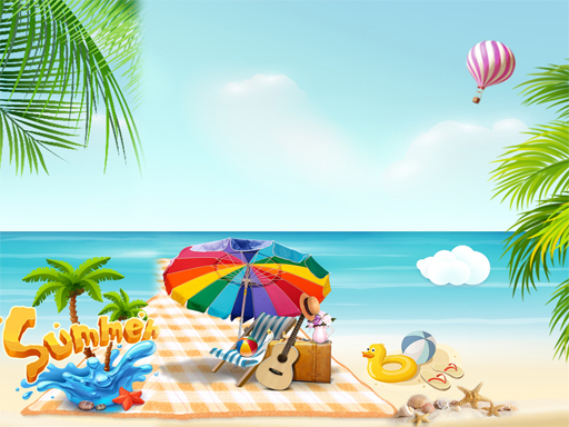 Summer Beach Slide online game