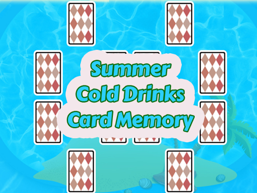 Summer Cold Drinks Card Memory online game