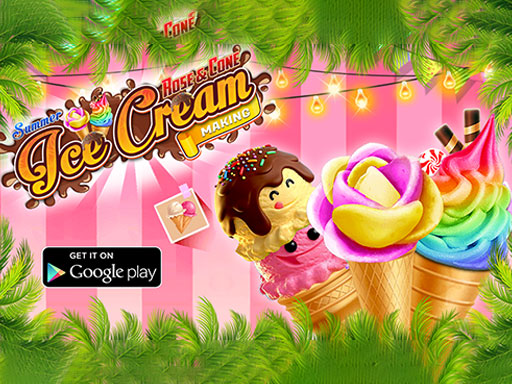 Summer Rose Cone Ice Cream online game