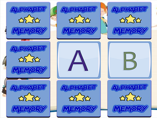 Super Alphabet Memory online Puzzle game