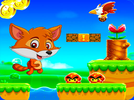 Super Fox World Jungle Adventure Run online Adventure game