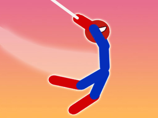 Super Hero Flip: Spider Stickman Hook online game
