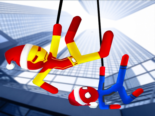 Super hero hook online Stickman game