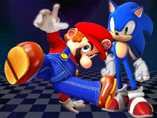 Super Mario &amp; Sonic FNF Dance online game