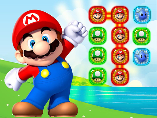 Super Mario Connect Puzzle online game