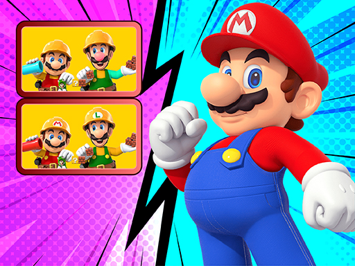 Super Mario Differences Puzzle online game