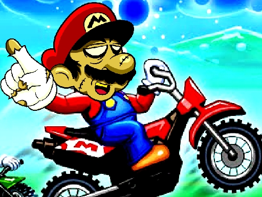 Super Mario Halloween Wheelie online Racing game
