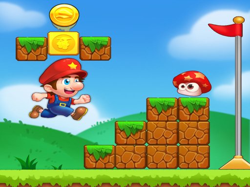 Super Mario jungle run online Adventure game