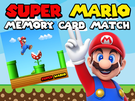 Super Mario Memory Card Match online game
