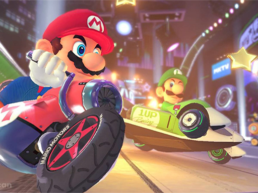 super mario motor circle online game