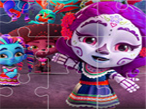 Super Monster Halloween Jigsaw online game