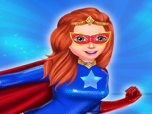 Super Power Hero Girls Runner Game Adventure online game