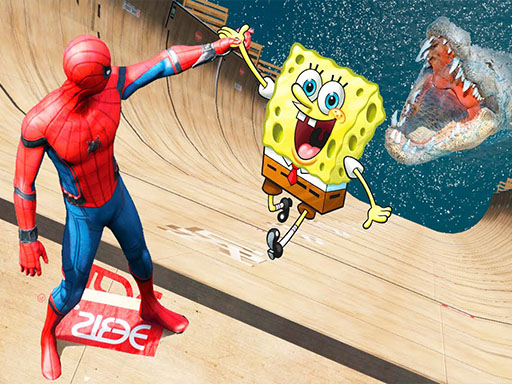 Super spongebob spiderman online game