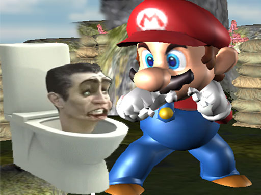 Super Spy Mario VS Skibidi Toilet online Adventure game
